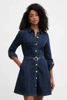 Morgan rochie tip camasa din denim imagine