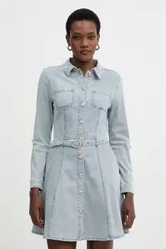 Morgan rochie tip camasa din denim imagine