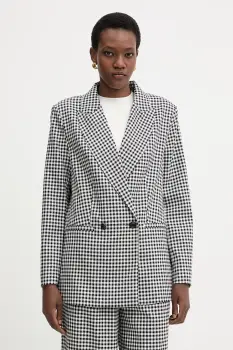 Morgan sacou cu doua randuri de nasturi pentru femei, cu vascoza imagine