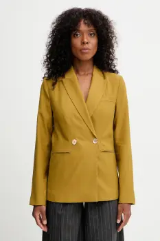 Morgan sacou culoarea galben, cu doua randuri de nasturi, uni, VIJA.F imagine