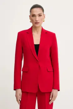 Morgan sacou culoarea rosu, un singur rand de nasturi, uni, VESTY.F imagine