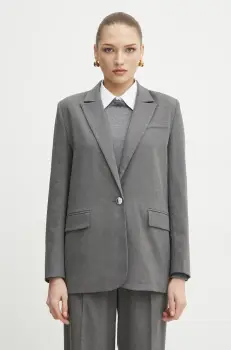 Morgan sacou VANIS.F culoarea gri, un singur rand de nasturi, neted, VANIS.F imagine