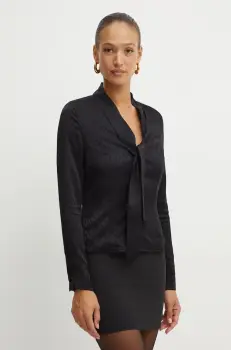 Morgan sacou VBEKA.F culoarea negru, un singur rand de nasturi, neted, VBEKA.F imagine