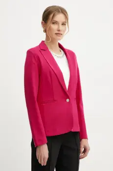 Morgan sacou VELO culoarea roz, un singur rand de nasturi, neted, VELO imagine