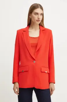 Morgan sacou VERIN culoarea rosu, un singur rand de nasturi, neted, VERIN imagine