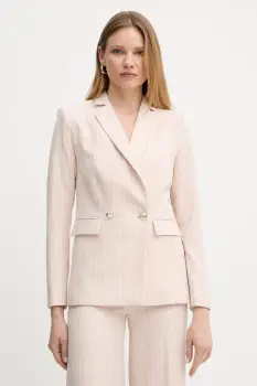 Morgan sacou VIVI.F culoarea bej, cu doua randuri de nasturi, cu imprimeu, VIVI.F imagine