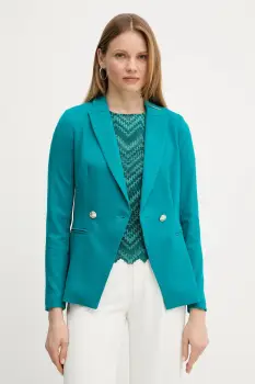 Morgan sacou VOPYA.F culoarea verde, cu doua randuri de nasturi, uni, VOPYA.F imagine