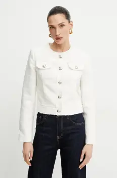 Morgan sacou VOYA culoarea bej, un singur rand de nasturi, neted, VOYA imagine