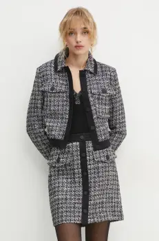 Morgan sacou VRODA culoarea negru, un singur rand de nasturi, modelator, VRODA imagine