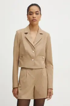 Morgan sacou VYURI.F culoarea bej, un singur rand de nasturi, modelator, VYURI.F imagine