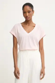 Morgan tricou basic pentru femei, cu vascoza imagine