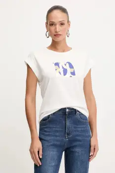Morgan tricou culoarea alb, DEM imagine