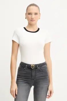 Morgan tricou culoarea alb, DOPPY imagine