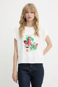 Morgan tricou culoarea alb, DPARADI imagine