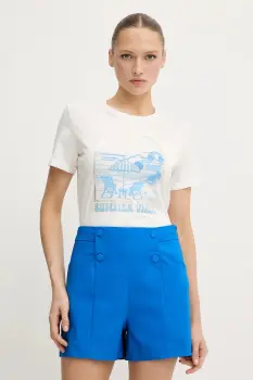 Morgan tricou culoarea alb, DVIBES imagine