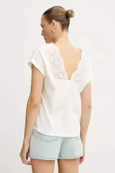 Morgan tricou culoarea bej, cu spate descoperit, DORINA imagine