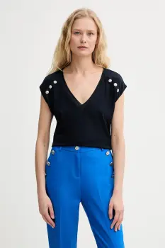 Morgan tricou culoarea bleumarin, DILI imagine