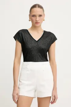 Morgan tricou culoarea negru, DAGA imagine