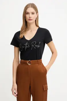 Morgan tricou culoarea negru, DLUCAS imagine