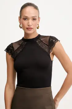 Morgan tricou culoarea negru, DODO imagine