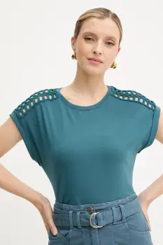 Morgan tricou culoarea turcoaz, DUANE imagine