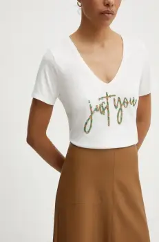 Morgan tricou DCLUB femei, culoarea alb, DCLUB imagine