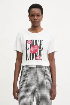 Morgan tricou de dama din bumbac imagine