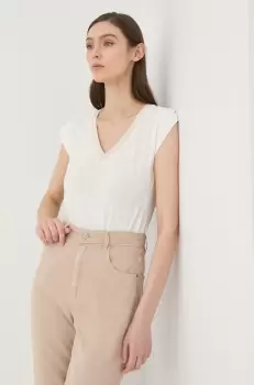 Morgan tricou de in culoarea alb imagine