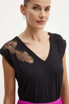 Morgan tricou DILAYA culoarea negru, DILAYA imagine