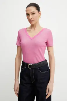 Morgan tricou DIWI femei, culoarea roz, DIWI imagine