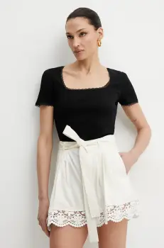 Morgan tricou DLUBI femei, culoarea negru, DLUBI imagine