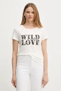 Morgan tricou DMILIE culoarea alb, DMILIE imagine