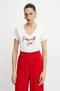 Morgan tricou DSAILOR femei, culoarea alb, DSAILOR imagine