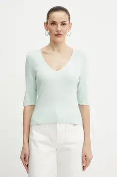 Morgan tricou MCHAMPI culoarea verde, MCHAMPI imagine