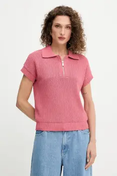 Morgan tricou polo culoarea roz, MLAOS imagine