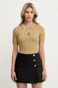 Morgan tricou polo culoarea verde, MCABI imagine