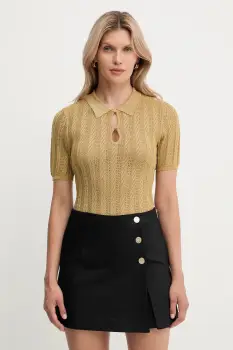 Morgan tricou polo culoarea verde, MCABI imagine