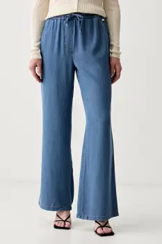 Mos Mosh blugi wide leg pentru femei Karis imagine