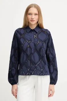 Mos Mosh bluza din bumbac NOLIN uni, 174010 imagine