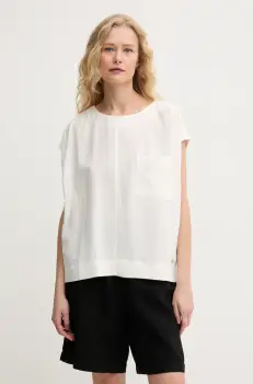 Mos Mosh bluza femei, culoarea bej, neted, 169650 imagine