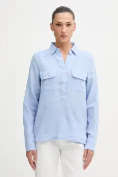 Mos Mosh bluza tip camasa de dama din in imagine