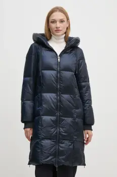 Mos Mosh geaca de puf femei, culoarea albastru marin, de iarna imagine