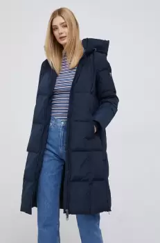 Mos Mosh Geaca de puf femei, culoarea albastru marin, de iarna imagine