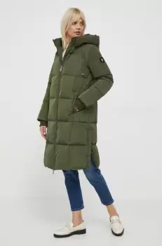 Mos Mosh geaca de puf femei, culoarea verde, de iarna imagine