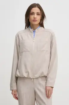 Mos Mosh geaca femei, culoarea bej, de tranzitie, 169220 imagine