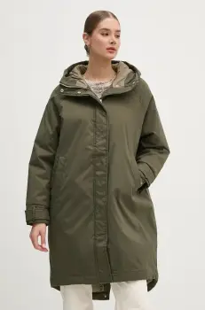 Mos Mosh geaca femei, culoarea verde, de tranzitie, 164390 imagine