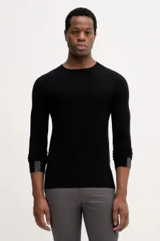 Mos Mosh pulover de lana ADAM culoarea negru, light, 503341 imagine