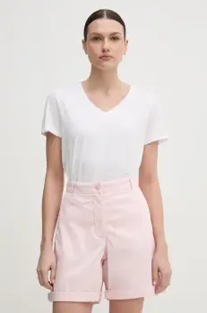 Mos Mosh tricou din bumbac femei, culoarea alb, 168510 imagine