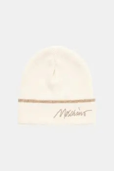 Moschino caciula de lana culoarea bej, M3352 65461 imagine