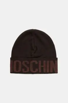 Moschino caciula de lana culoarea maro, M3349 65457 imagine